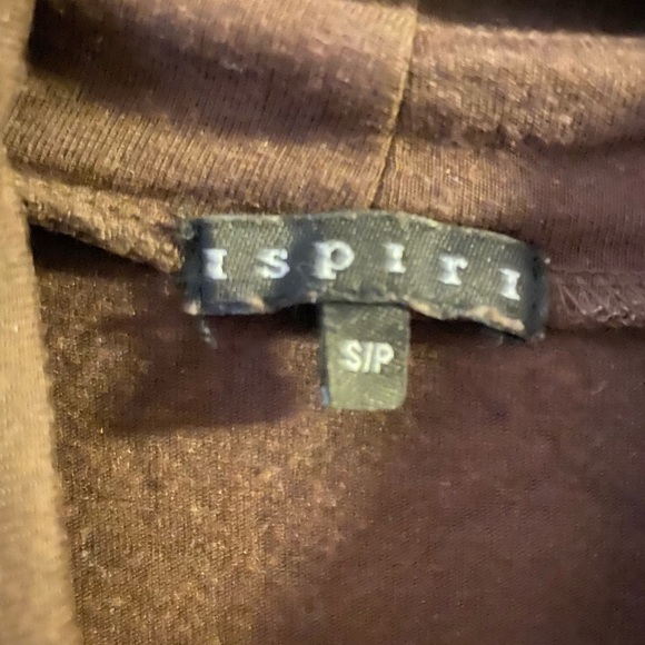 VINTAGE Brown Top Size small BY ISPIRI - Picture 7 of 7